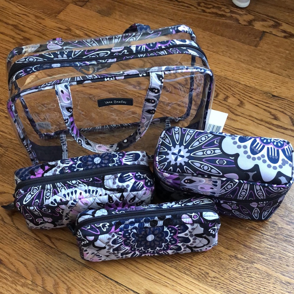 Vera Bradley 4-Piece Cosmetic Organizer